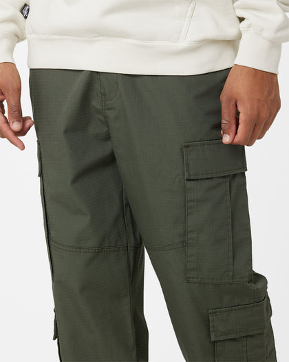 Stussy Surplus Cargo Pants Flora Green Rip