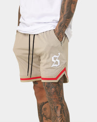 Saint Morta Envogue All-Star Basketball Shorts Stone/Red