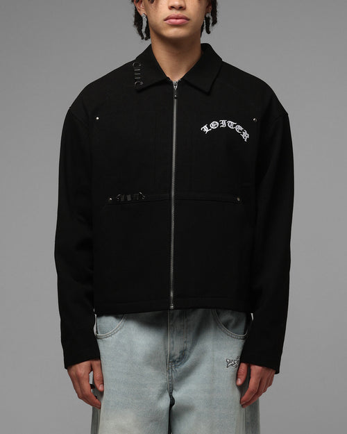Loiter Compound Biker Jacket Black