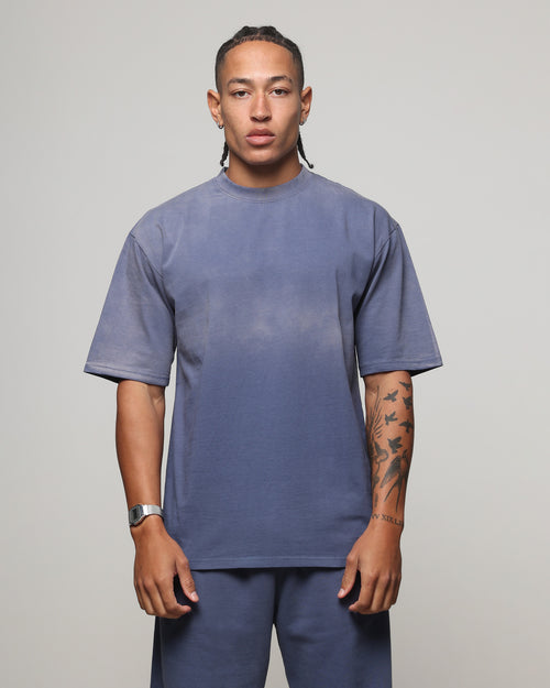 American Thrift Short Sleeve T-Shirt Washed Blue