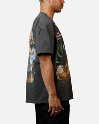 73Studio Marvel Sinister Six Sandman Heavyweight T-Shirt Black Wash