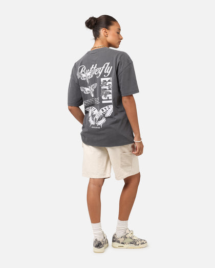 Rats Get Fat Butterfly Effect T-Shirt Charcoal