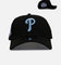 New Era Philadelphia Phillies 'Black And Sky Blue' 9FORTY A-Frame Snapback Black/Sky Blue