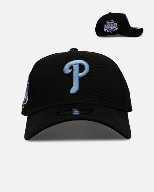 New Era Philadelphia Phillies 'Black And Sky Blue' 9FORTY A-Frame Snapback Black/Sky Blue