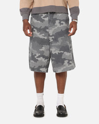 XXIII Wide Leg Denim Shorts Digi Camo