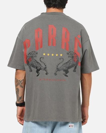 Carre Tiger Glow T-Shirt Washed Charcoal