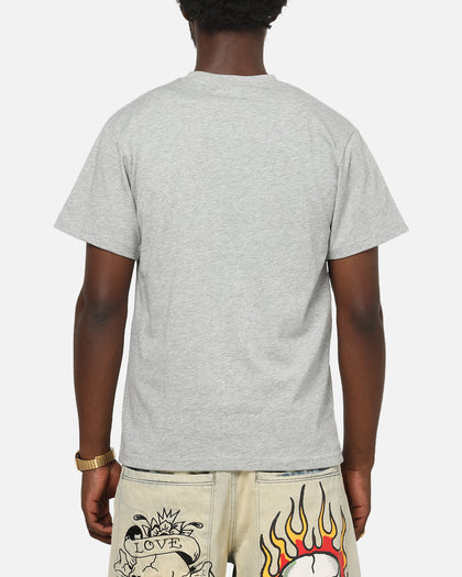 Ed Hardy Venom Fitted T-Shirt Grey Marle
