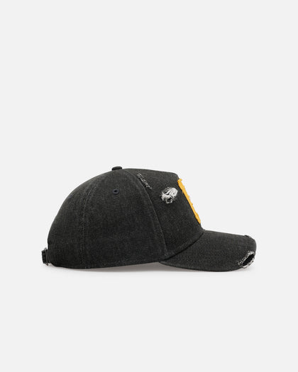 New Era Pittsburgh Pirates 'Distressed Denim 2.0' 9FORTY A-Frame Strapback Black