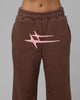 Loiter Hybrid Sweatpants Brown/Pink