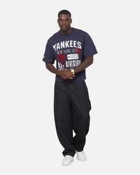 Majestic Athletic New York Yankees American League Crop T-Shirt Indigo