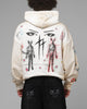Loiter Hand Drawn Hoodie Off White