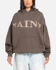 Saint Morta Vision Boxy Hoodie Brown