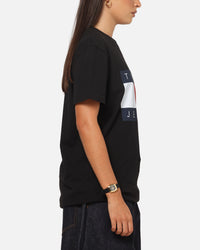 Tommy Jeans Regular Flag T-Shirt Black