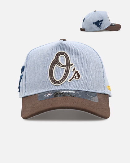 Pro Standard Baltimore Orioles 'Denim Suede' Pro Pinch Strapback Denim
