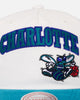 Mitchell & Ness Charlotte Hornets History Origin Snapback White/Teal