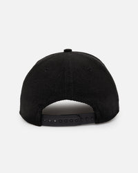 New Era Las Vegas Raiders 'Corduroy Roses' Golfer Pre-Curved Snapback Black Corduroy/White