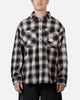 Alpha Industries Unfrm Flannel Button Up Shirt Rust