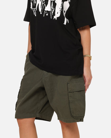 S Double Classic Cut Cargo Shorts Army