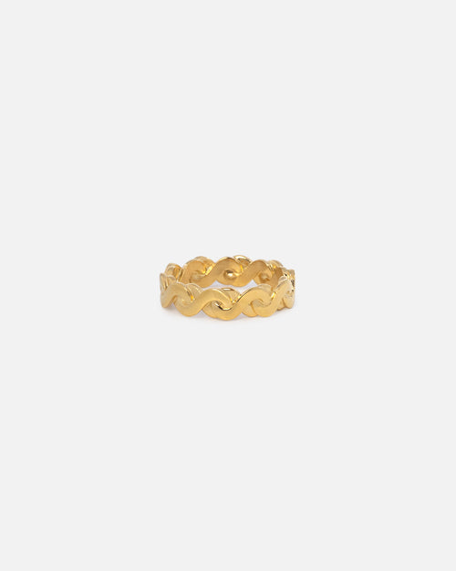 Saint Morta Infinity Ring Gold