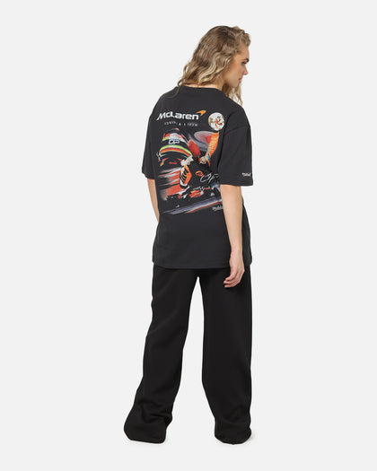Mitchell & Ness X Mclaren Oscar Piastri Signature T-Shirt Washed Black