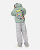 73Studio Marvel Fantastic Four Doctor Doom Villain Hoodie Washed Green