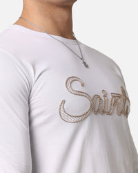 Saint Morta El Duplo Scribere Long Sleeve T-Shirt White