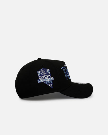 New Era Las Vegas Raiders 'Black And Sky Blue' 9FORTY A-Frame Snapback Black/Sky Blue
