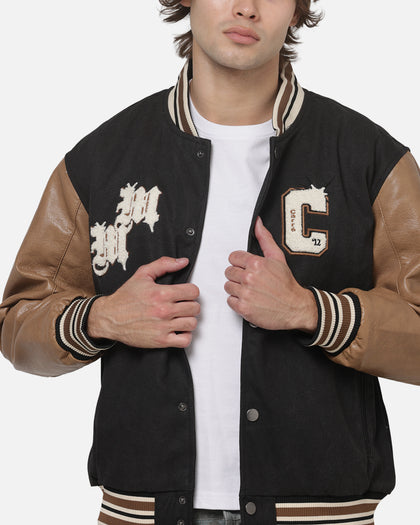 Carré x Disney Mickey & Friends Varsity Jacket Washed Black