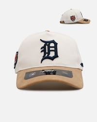 Pro Standard Detroit Tigers 'Signature Suede' Pro Pinch Strapback Eggshell