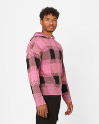 XXIII Dalas Plaid Hoodie Pink/Black
