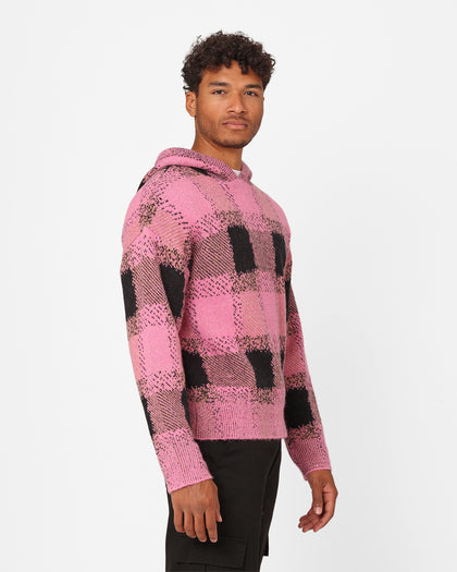 XXIII Dalas Plaid Hoodie Pink/Black