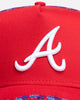 New Era Atlanta Braves 'Floral Rose Chain' 9FORTY A-Frame Snapback Official Team Colour