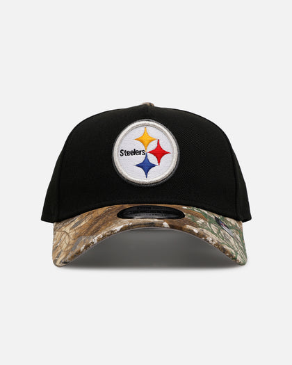 New Era Pittsburgh Steelers 'Black Crown Realtree Visor' 9FORTY A-Frame Snapback Realtree Edge/Black