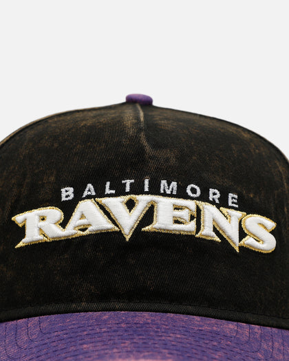New Era Baltimore Ravens 'Vintage Arch Logo' 9FORTY A-Frame Snapback Official Team Colors