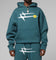 Loiter Hybrid Premium Hoodie Teal