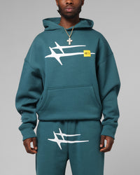 Loiter Hybrid Premium Hoodie Teal