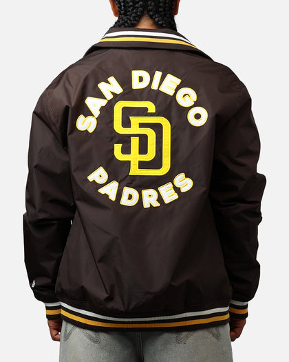 New Era San Diego Padres Throwback Jacket Brown