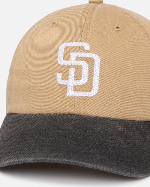 47 Brand San Diego Padres 47 Clean Up Strapback Khaki