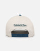 Mitchell & Ness Los Angeles Lakers 'Deep Emerald' Pro Pinch Snapback Off White/Green