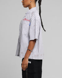 Loiter Western Button Up Shirt Check