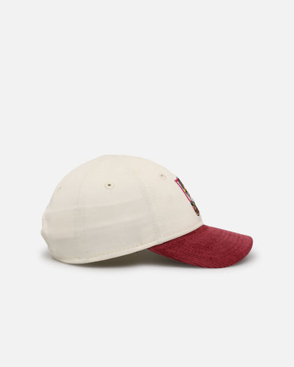 New Era Kids' Brisbane Broncos 'NRL Retro Corduroy logo' 9FORTY Strapback Chrome White