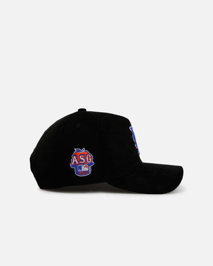 New Era New York Mets 'Black Cord' 9FORTY A-Frame Corduroy Snapback Black
