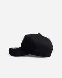 New Era Chicago Bulls 'Black Metal Badge' 9FORTY A-Frame Snapback Black