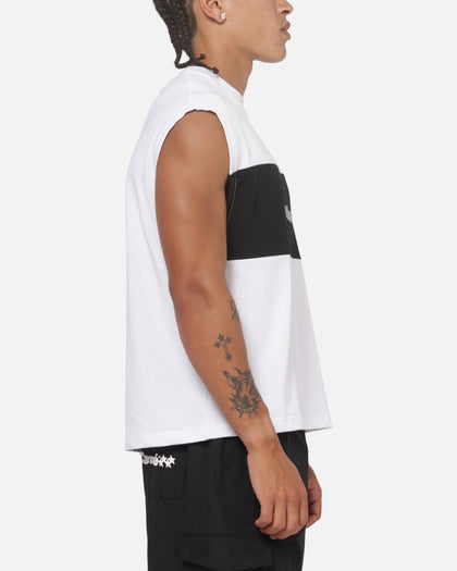 Carre Circuit Panel Muscle T-Shirt White/Black