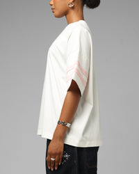 Loiter Hybrid Endzone T-Shirt Off White