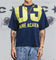 Carre Rally T-Shirt Navy/Yellow