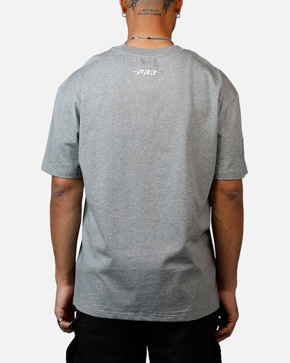 Pro Standard Los Angeles Lakers Reverse French Terry T-Shirt Grey