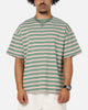 XXIII Standard Stripe T-Shirt Green/Pink