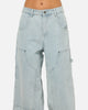 Carre Baggy Work Jeans Light Blue Wash