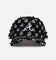 New Era Atlanta Braves 'Frayed Checkerboard' 9FORTY A-Frame Snapback Black/Grey